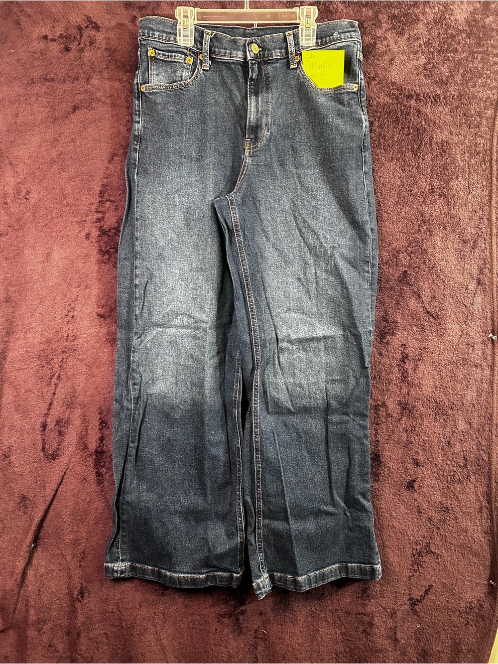 Women’s Dark Blue Straight-Leg Jeans